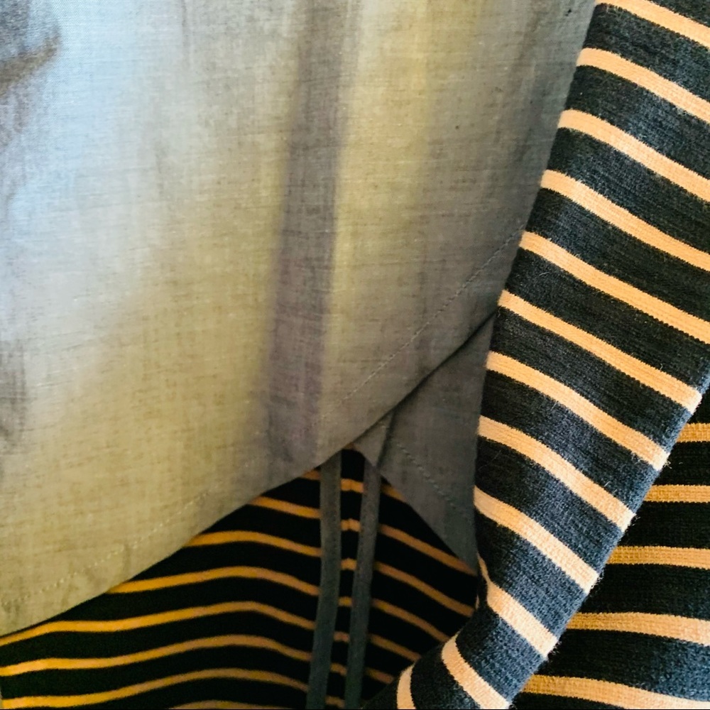 J.Crew Striped Knit Maritime Blazer Black Tan - Picture 7 of 7
